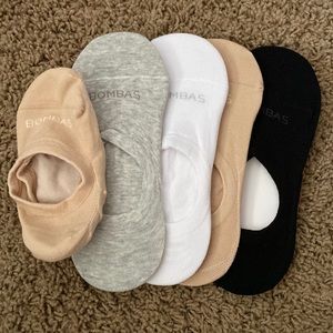 5 pack Bombas ultra lightweight no show socks
